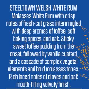 Spirit of Wales - Steeltown Welsh White Rum - Description