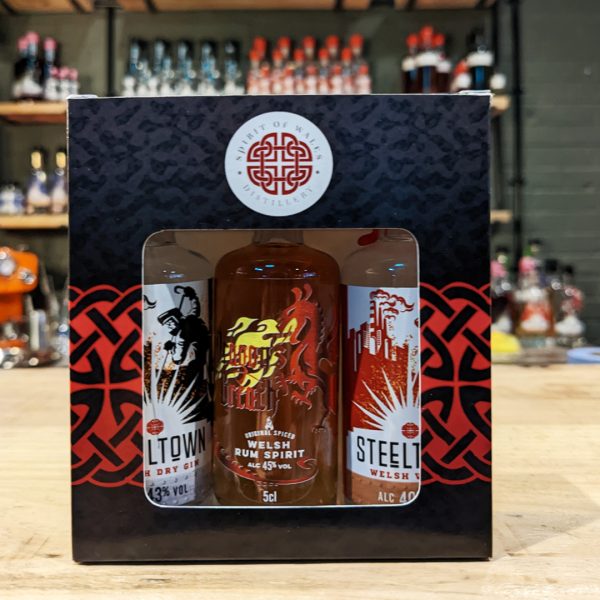Spirit of Wales Distillery_Winning Welsh Trio_Giftpack Spirit of Wales Distillery_Winning Welsh Trio_Giftpack